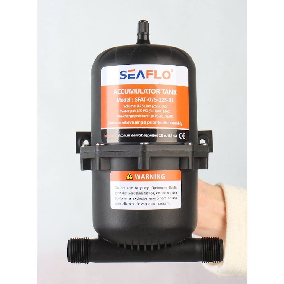 Seaflo Pressurised Accumulator Tank & Water System Pump Translation missing: en-GB.activerecord.decorators.item_part_image/alt