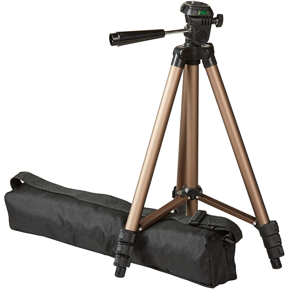 Amazon Basics 127cm Lightweight Tripod with Bag Translation missing: en-GB.activerecord.decorators.item_part_image/alt
