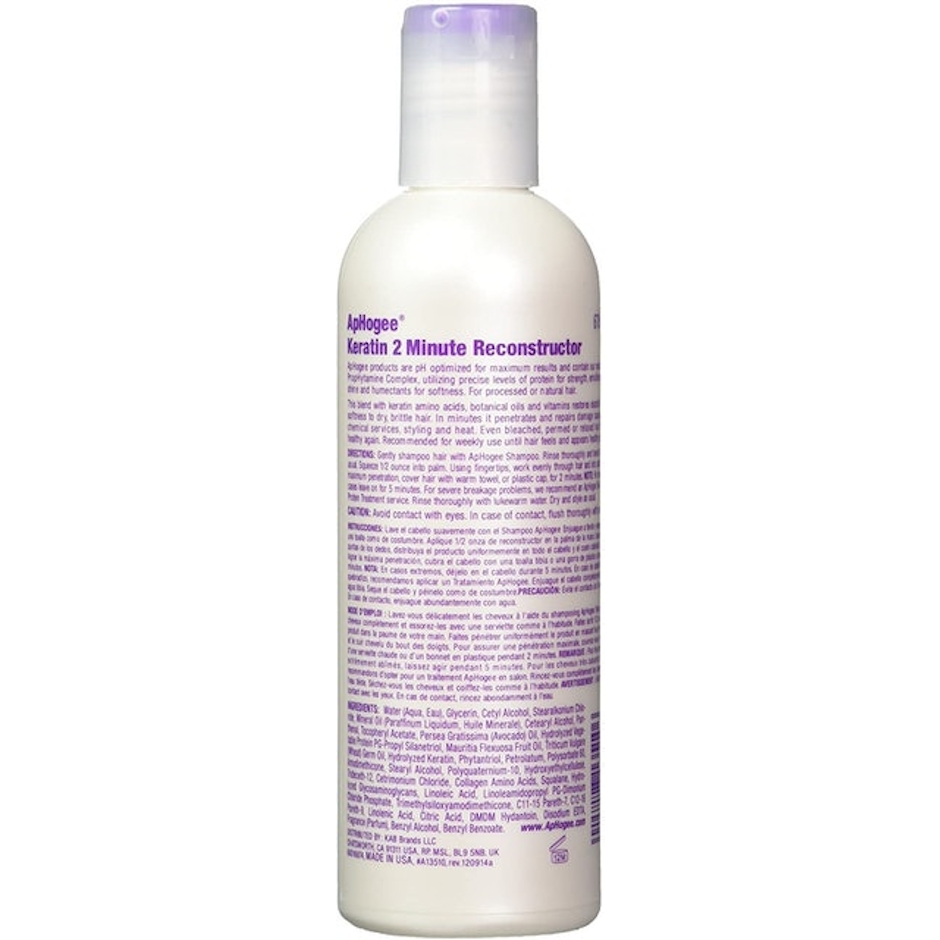 Aphogee Keratin 2 Minute Reconstructor Translation missing: en-GB.activerecord.decorators.item_part_image/alt