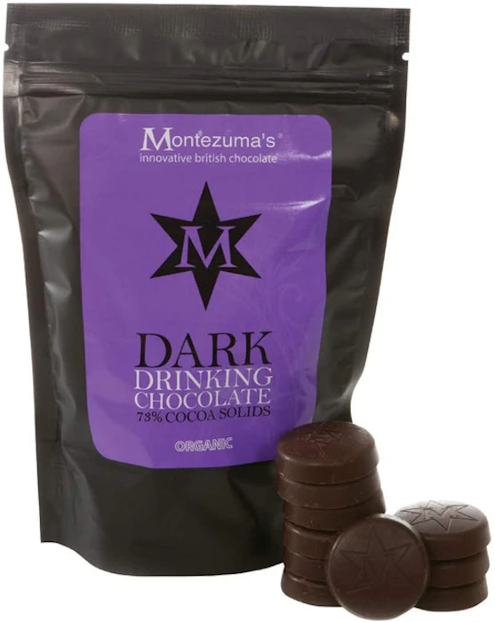 Montezuma's 73% Cocoa Dark Drinking Chocolate Disks Translation missing: en-GB.activerecord.decorators.item_part_image/alt