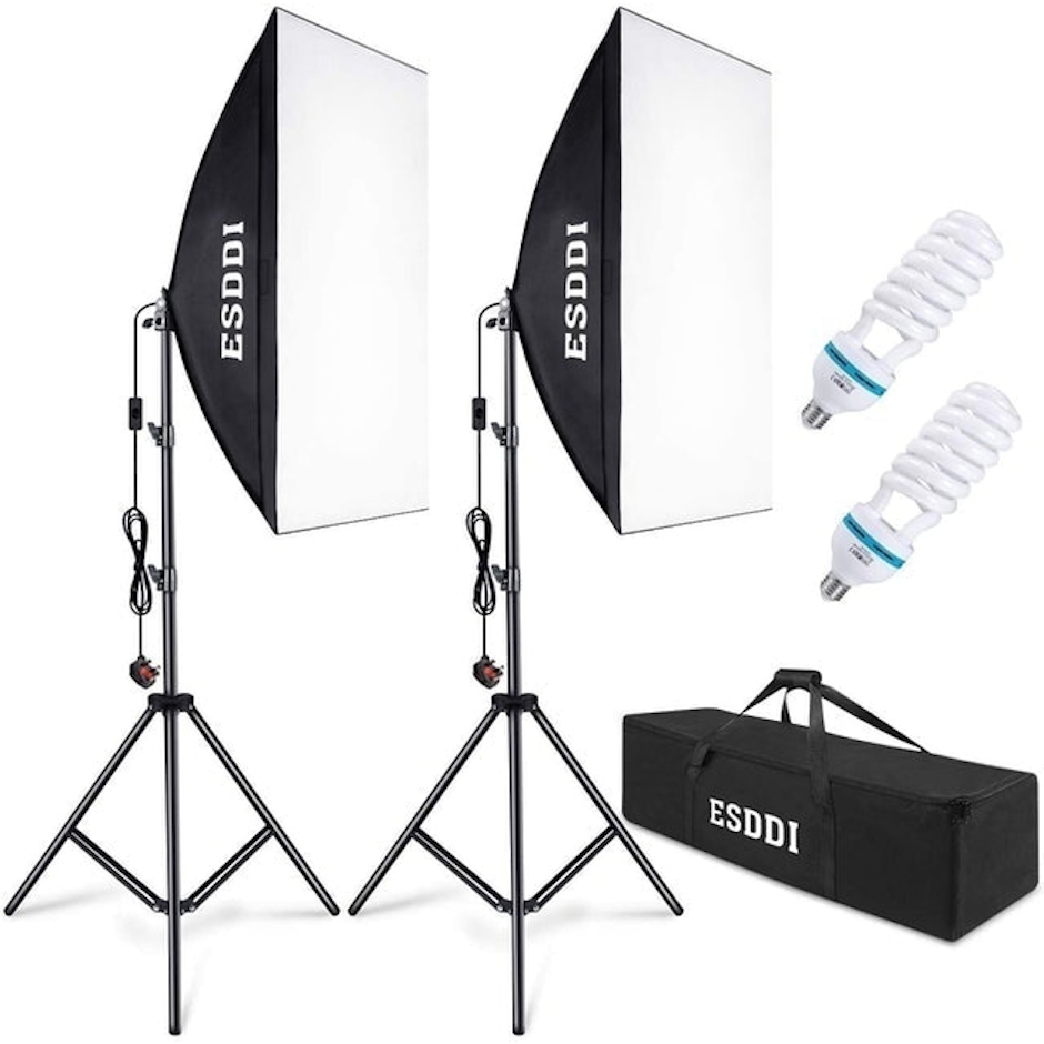 ESDDI Softbox Photography Lighting Kit Translation missing: en-GB.activerecord.decorators.item_part_image/alt