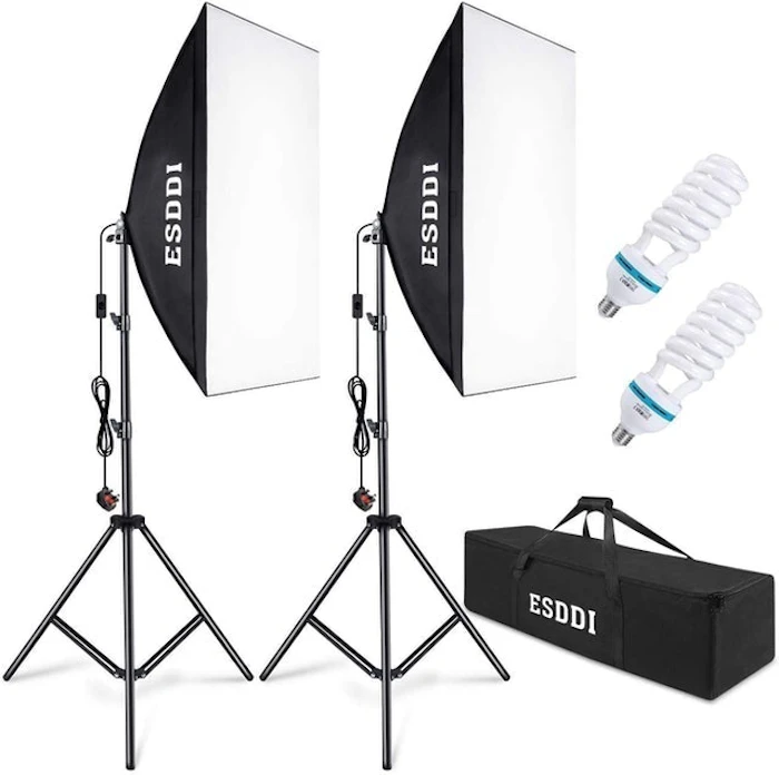 ESDDI Softbox Photography Lighting Kit Translation missing: en-GB.activerecord.decorators.item_part_image/alt