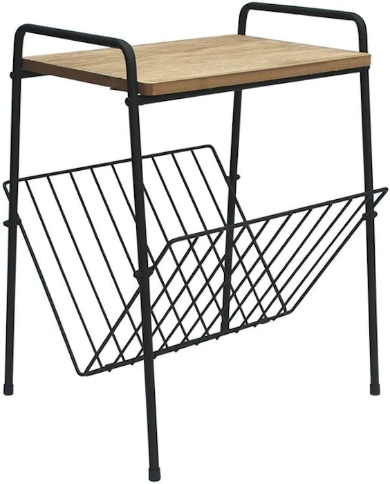 Marymarygardens | Next Black Metal Magazine Rack | Bronx S Side Table Translation missing: en-GB.activerecord.decorators.item_part_image/alt