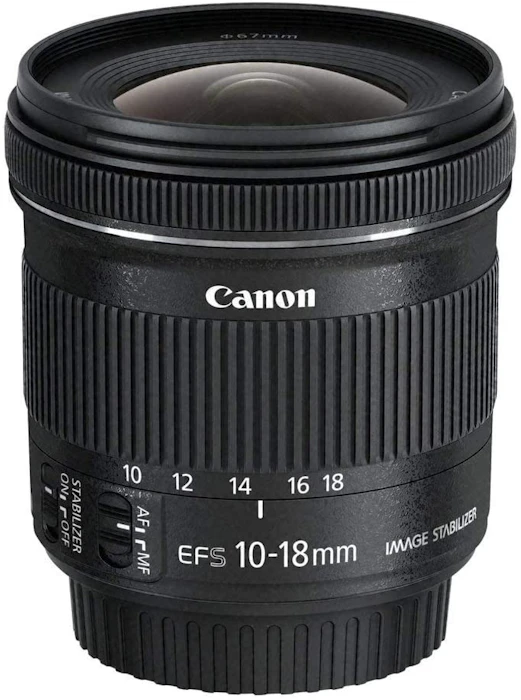 Canon EF-S10-18 mm f/4.5-5.6 IS STM Lens Translation missing: en-GB.activerecord.decorators.item_part_image/alt