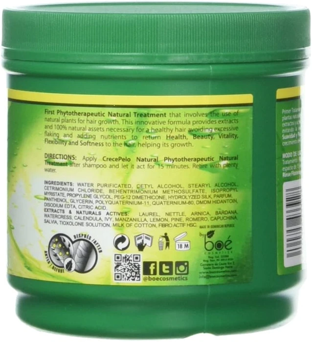 Crece Pelo Natural Phytotherapeutic Treatment to Help Capillary Growth Translation missing: en-GB.activerecord.decorators.item_part_image/alt