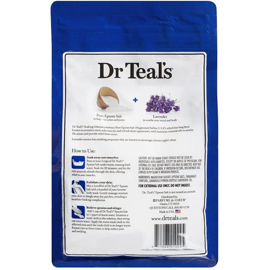 Dr Teal's Pure Epsom Salt Soothe and Sleep Translation missing: en-GB.activerecord.decorators.item_part_image/alt