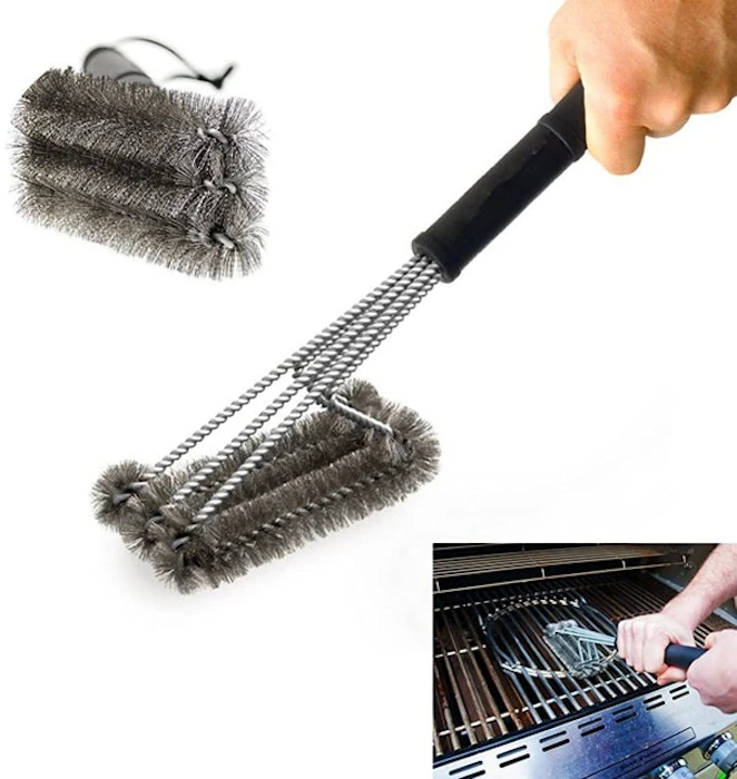 Rayinblue 18" Triangle Metal BBQ Grill Cleaning Brush Translation missing: en-GB.activerecord.decorators.item_part_image/alt