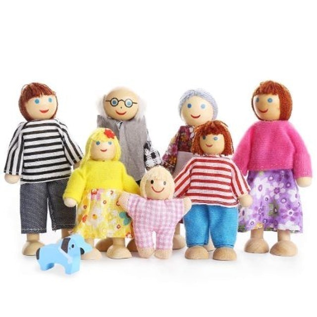 Family Dolls Play Set  1