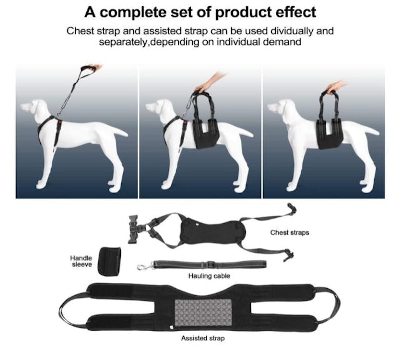 Dog Support Harness Set 2