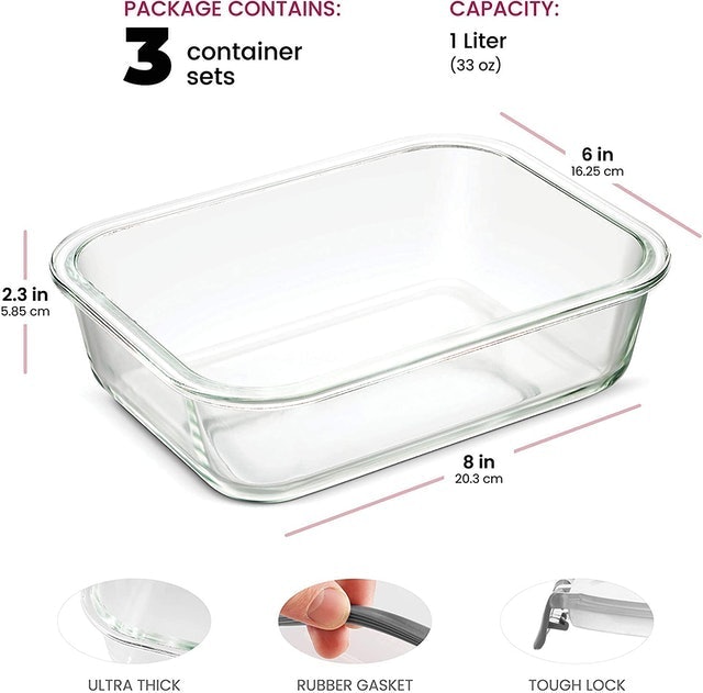 Glass Food Storage Containers 2