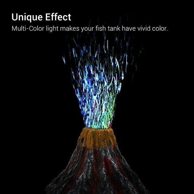 Aquarium Volcano Bubbler Ornament  2