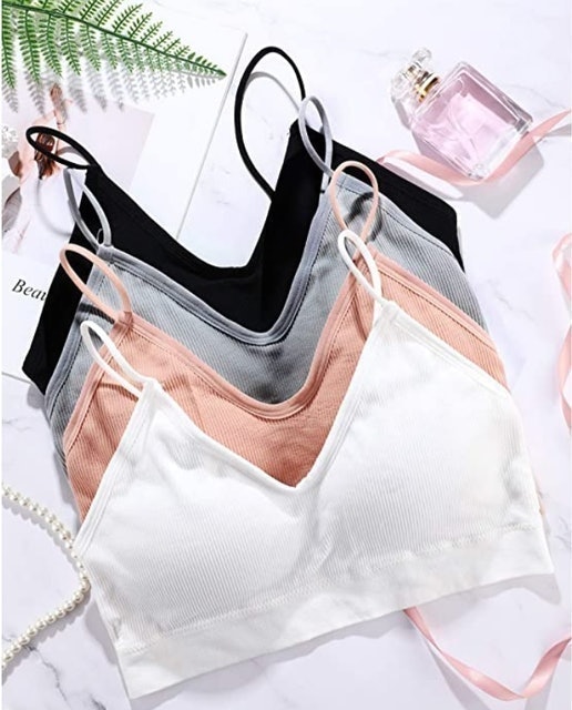 V-Neck Cami Seamless Bralette Set 3