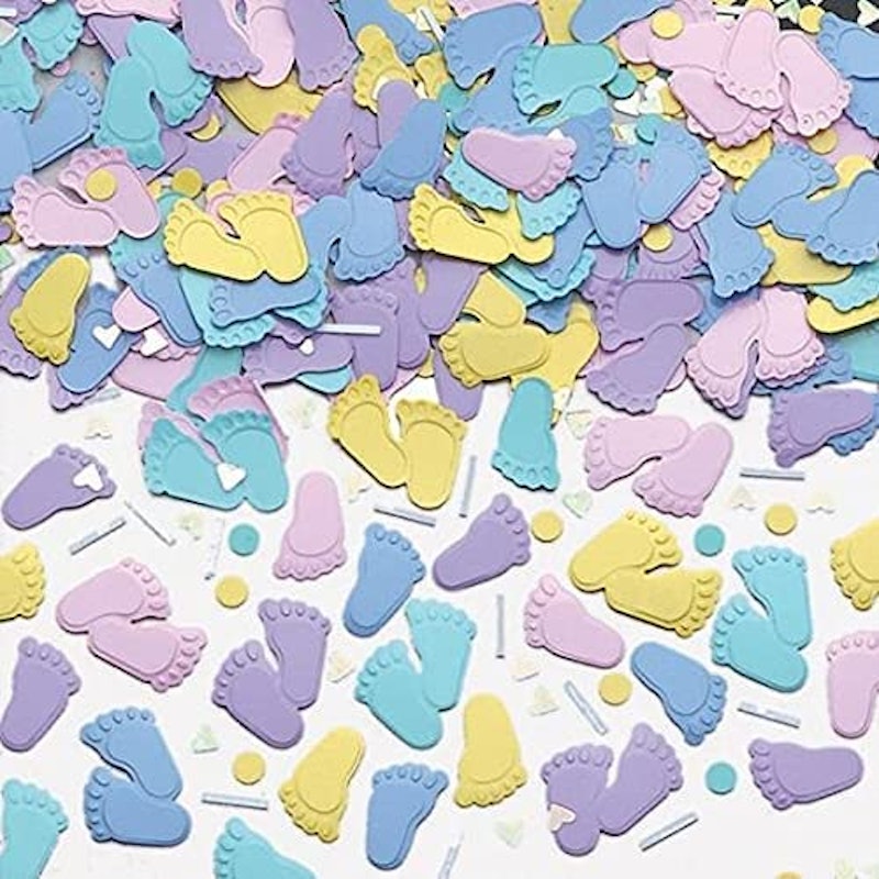 Pitter Patter Baby Feet Table Plastic Scatter 1