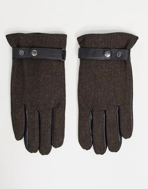 Touchscreen Leather Driving Gloves 1