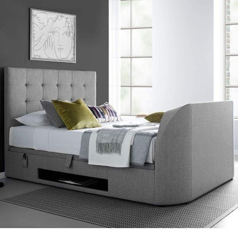 Fabric TV Ottoman Bed 1