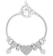 Lipsy Pave Heart Charm Bracelet 1