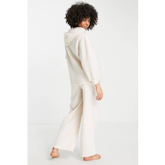Maternity Lounge Borg Hoodie & Straight Leg Trouser