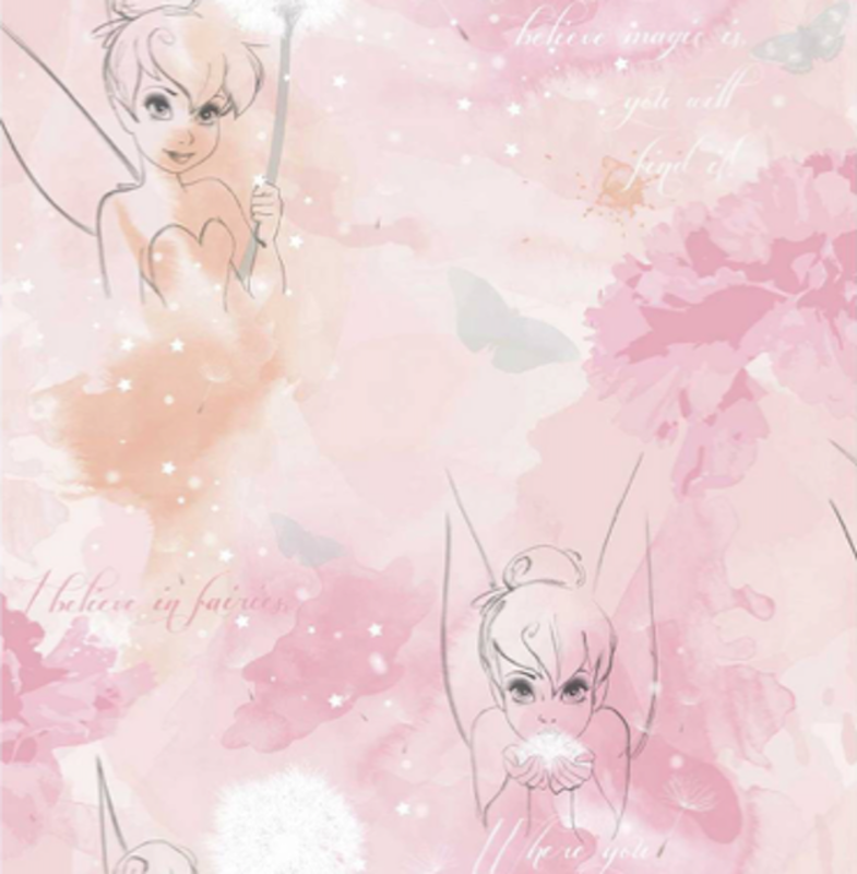 Tinkerbell Watercolour Wallpaper 1