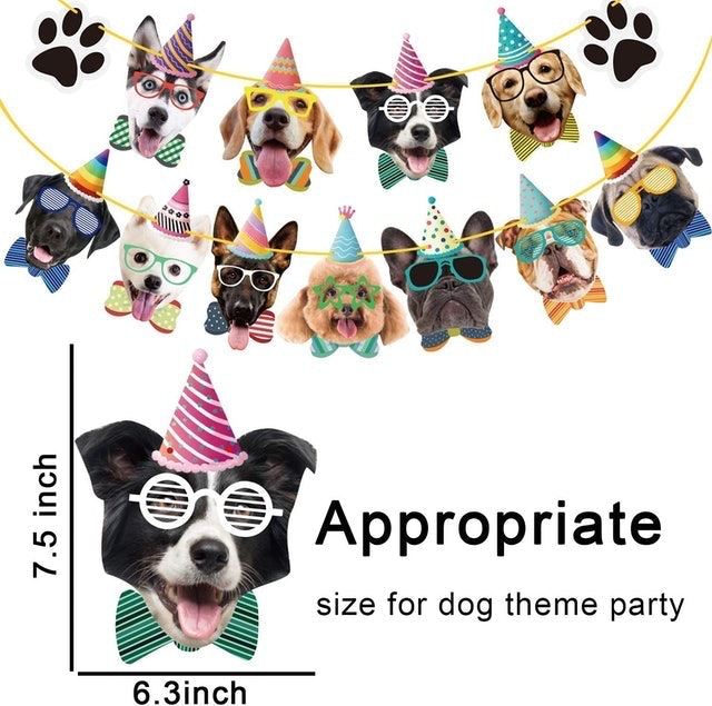 Dog Birthday Banner 2