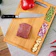 NIUXX Organic Reversible Bamboo Cutting Board 1