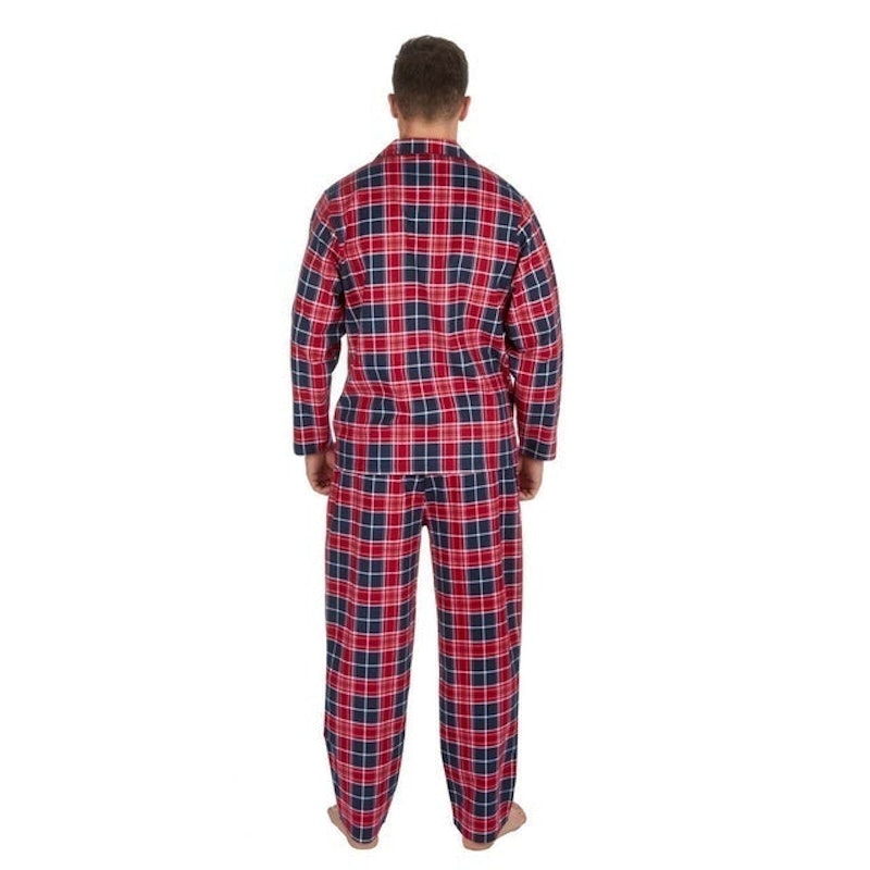 Men's Traditional Warm Flannel Pyjama Set 2