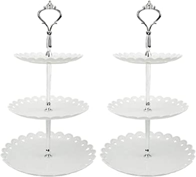 White 3-Tier Cake Stand 1