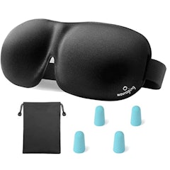 3D Contoured Eye Mask With Adjustable Strap