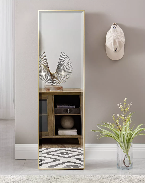 Bevelled Glass Edge Rectangular Hall Mirror 2