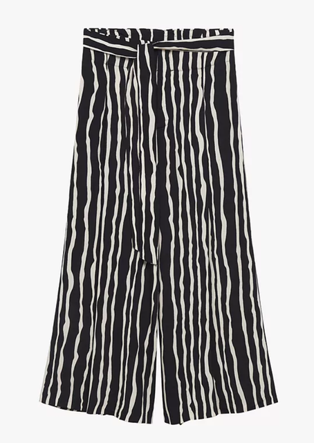 Asymmetric Stripe Culottes 3
