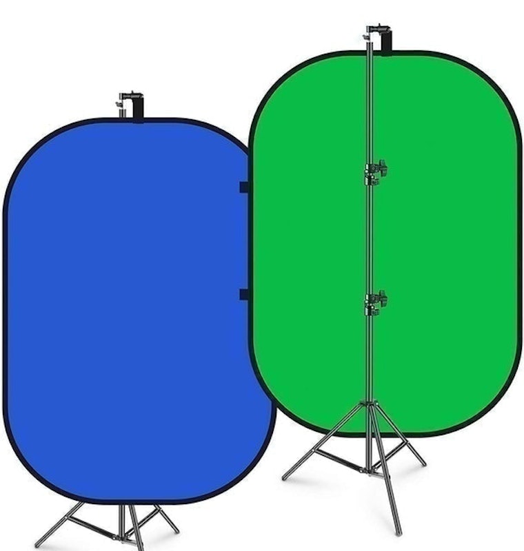Chromakey Blue-Green Collapsible Backdrop 1