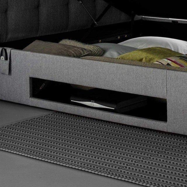 Fabric TV Ottoman Bed 3