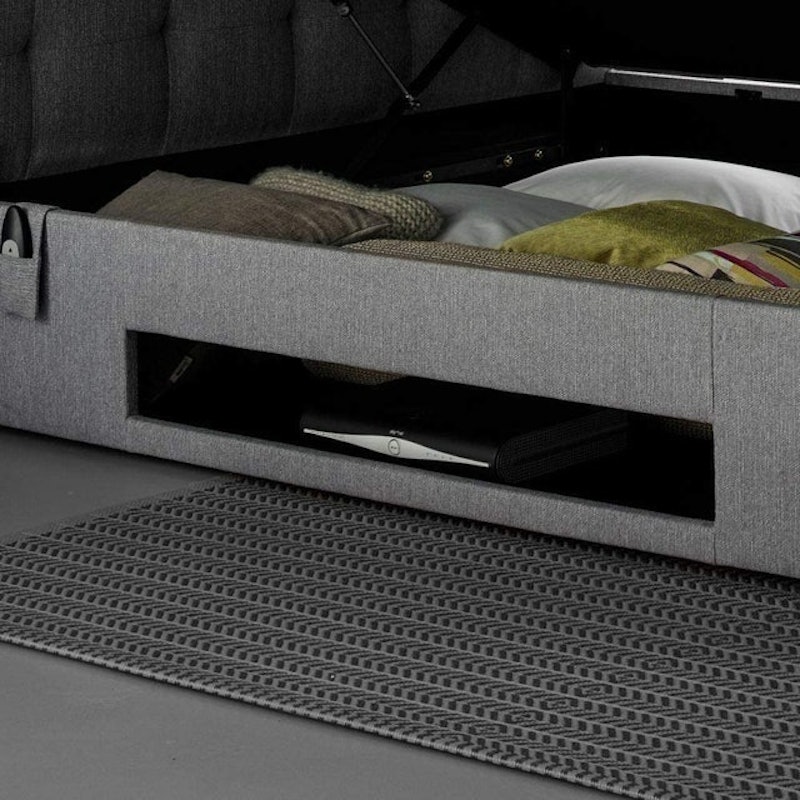 Fabric TV Ottoman Bed 3