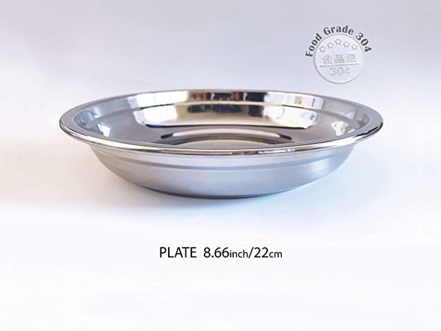 Camping Stainless Steel Tableware/Dinnerware Mess Kit 3