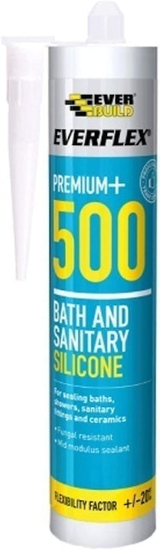Premium 500+ Bath and Sanitary Silicone 1