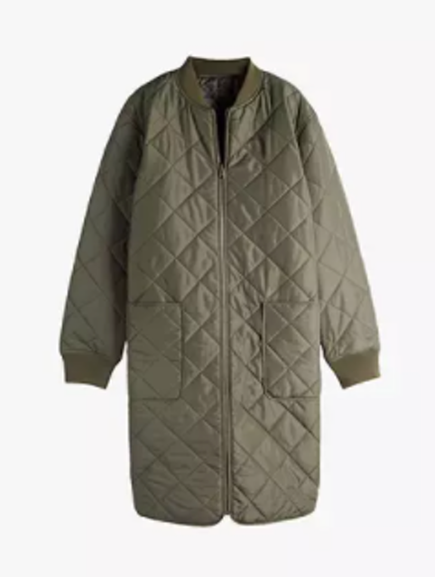 Diamond Quilted Reversible Coat 1