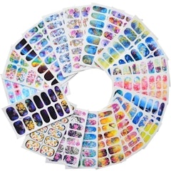 Flower Pattern Nail Decals