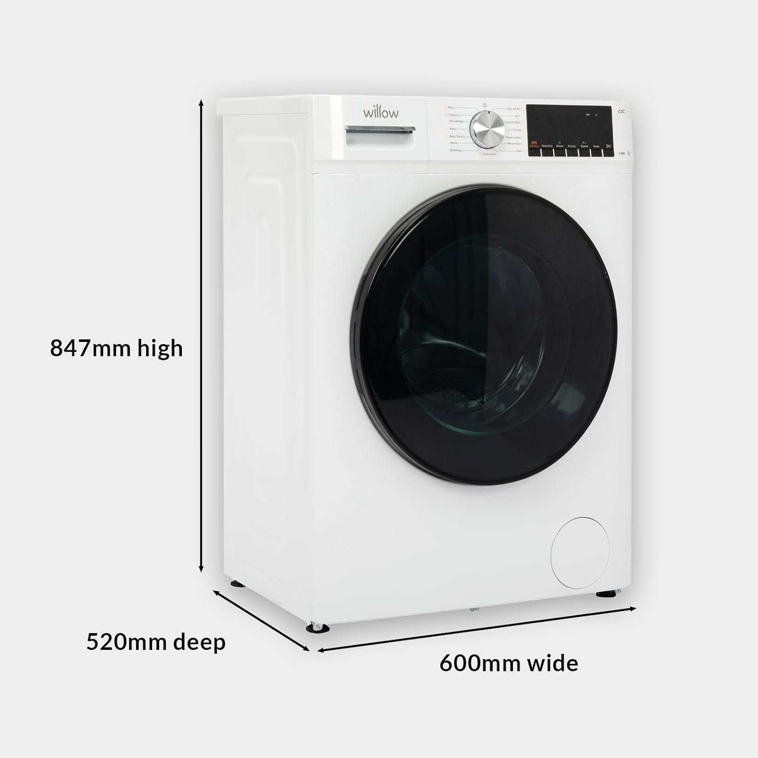 8kg 1400 Spin Washer-Dryer 5
