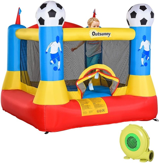 Kids' Football Themed Bouncy Castle 1