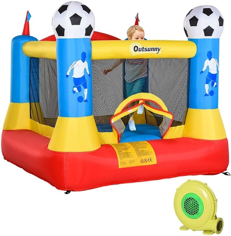 Kids' Football Themed Bouncy Castle 1