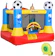 Outsunny Kids' Football Themed Bouncy Castle 1