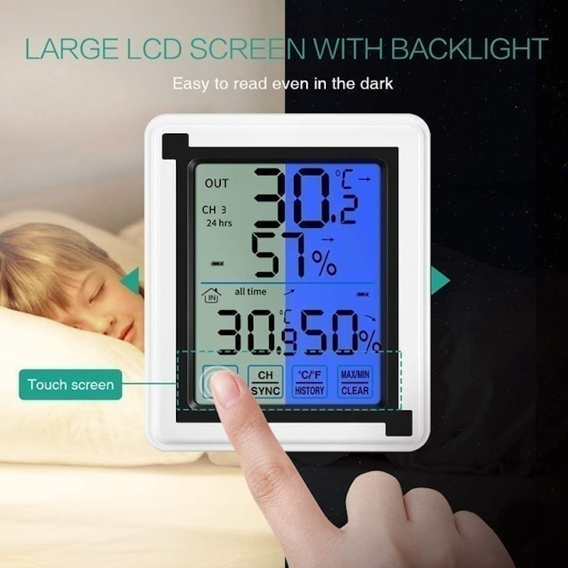 Digital Thermometer With 3 Sensors 2