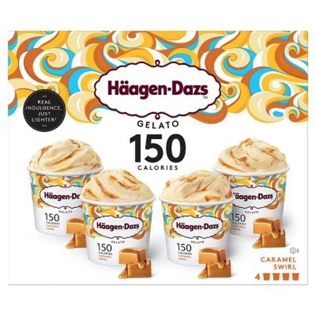 Mini Caramel Swirl Gelato Tubs 1
