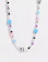 ASOS DESIGN Spikey Rubber Bead Necklace 1