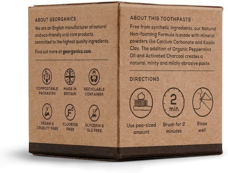 Organic Mineral-Rich Teeth Whitening Toothpaste - Activated Charcoal 2