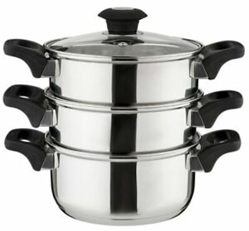 3-Tier Stainless Steel Steamer 1