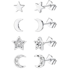 4 Pairs Hypoallergenic Earrings Set