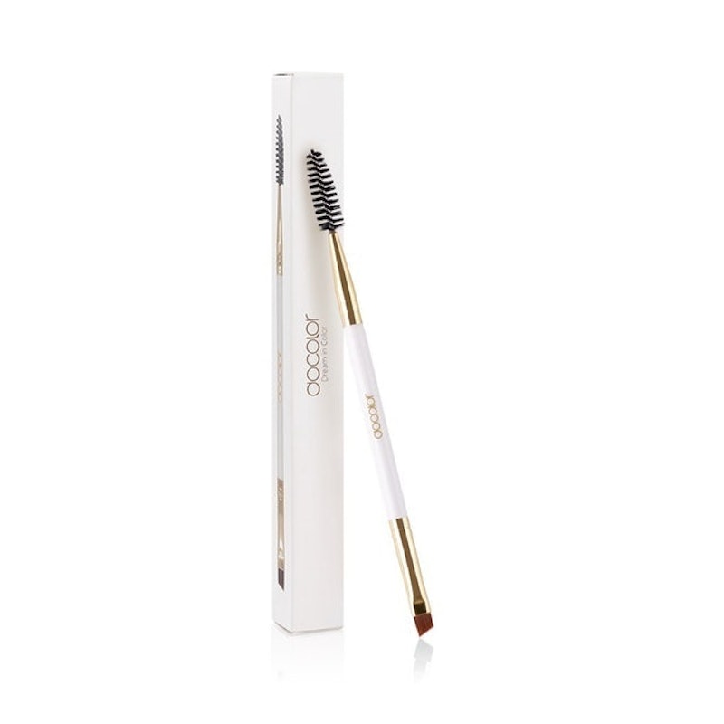 Professional Angle Dual-Ended Eyebrow and Lash Brush 1