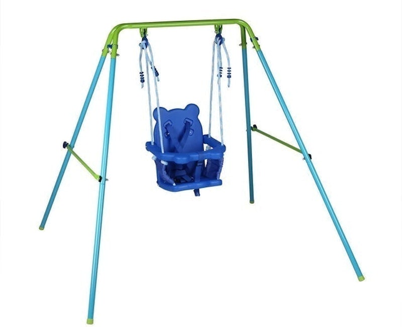 Blue Toddler Folding Swing 1