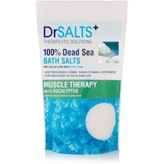 1. Dr. Salts 100% Dead Sea Muscle Therapy Bath Salts with Eucalyptus