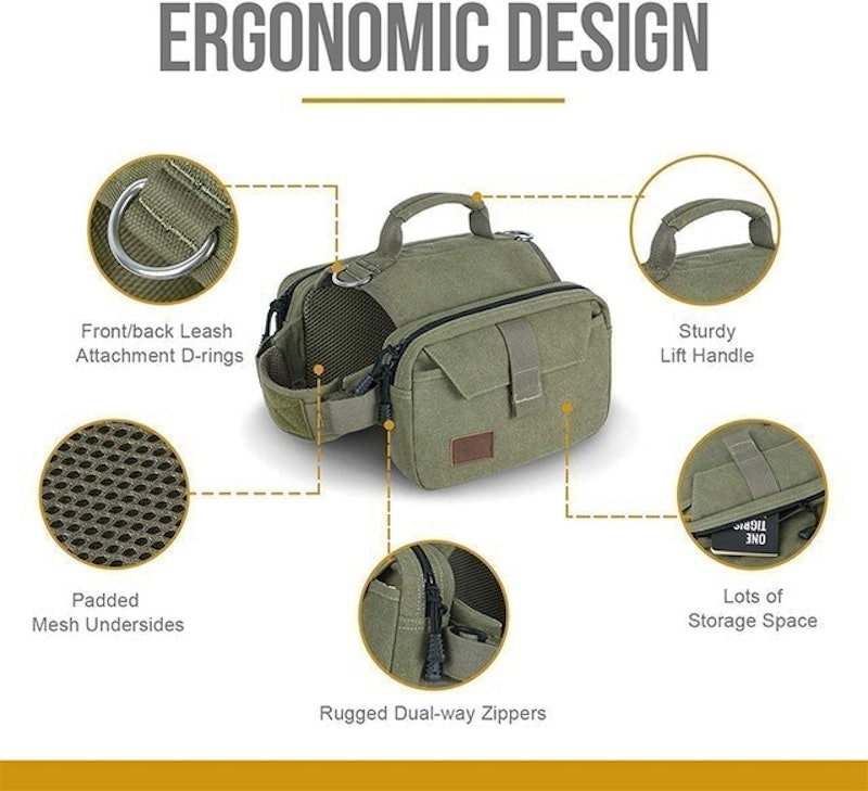 Hoppy Camper Doggy Backpack 3